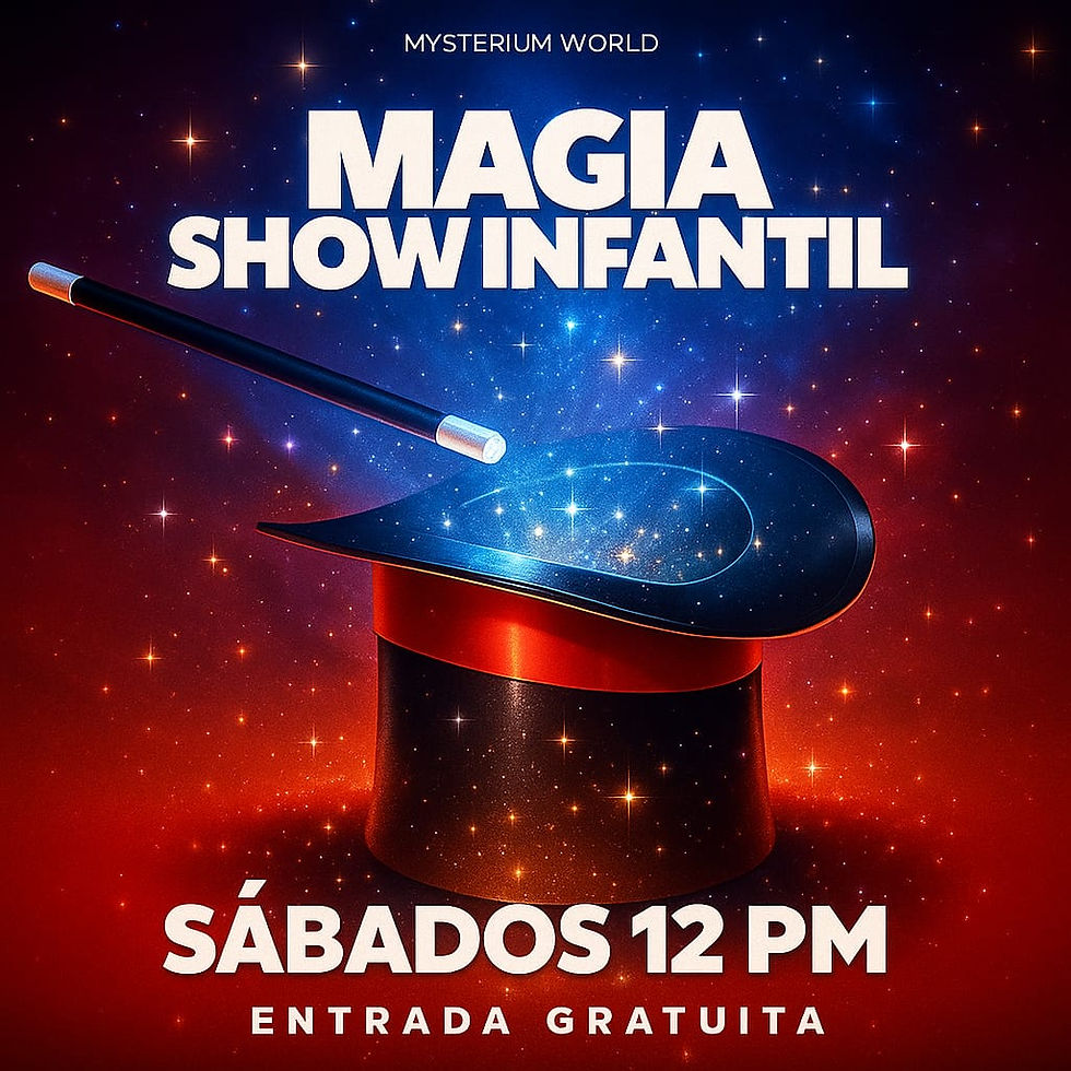 12:00 hrs | " OPEN MAGIC INFANTIL"  Aforo limitado, reserva solo si tienes disponibilidad 