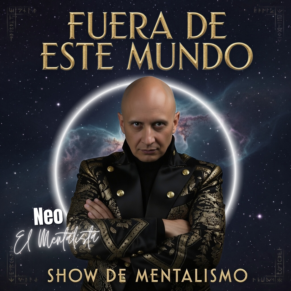 20:30 hrs | "FUERA DE ESTE MUNDO" Neo "El Mentalista" | Mentalismo / Paranormal / Magia Bizarra