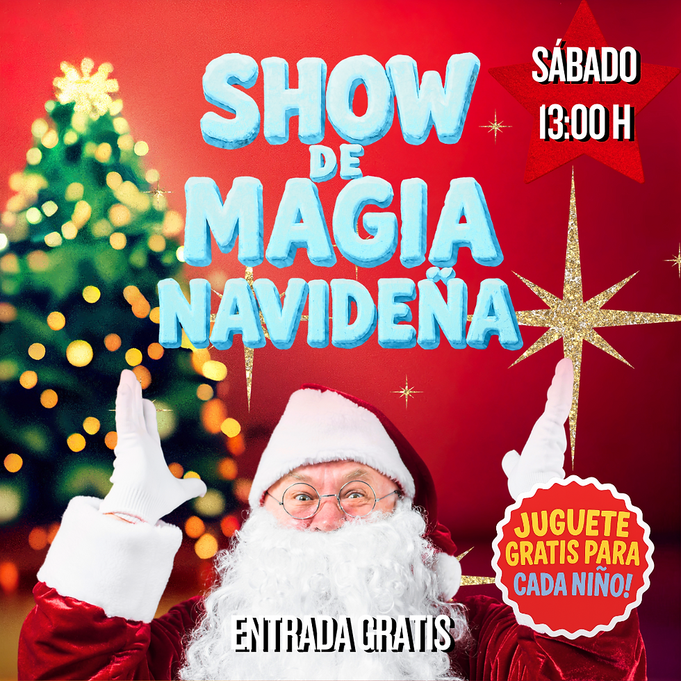 13:00 hrs | Open Magic NAVIDAD Aforo limitado, reserva solo si tienes disponibilidad