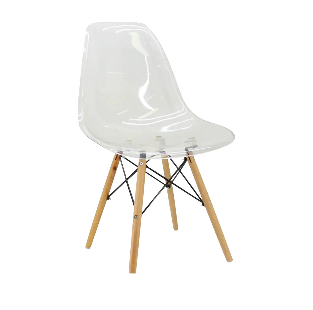 Silla de Diseño Eames Transparent