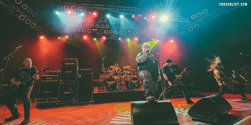 Nothing Sacred playing live in Speed Metal Party at Tullikamari Tampere Finland