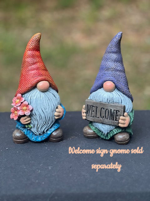 Thumbnail: Textured Hat Gnome w/ Flowers