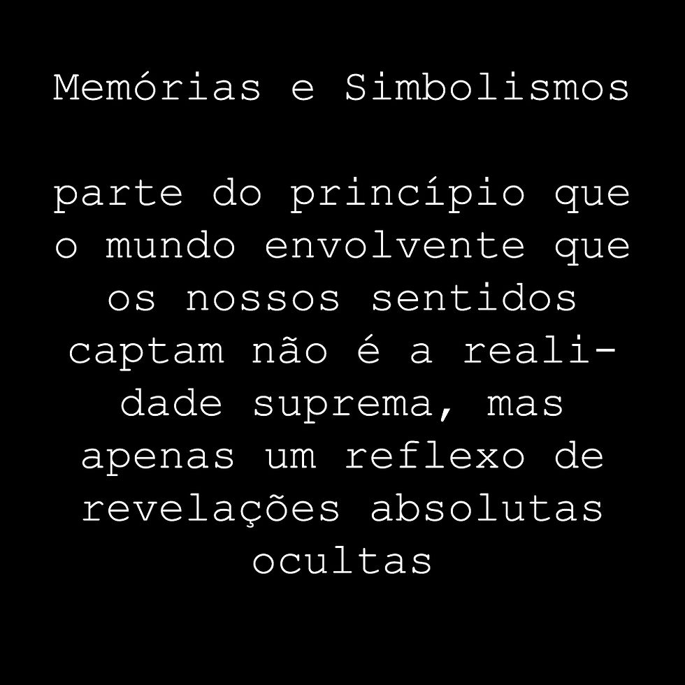 Memórias e Simbolismos