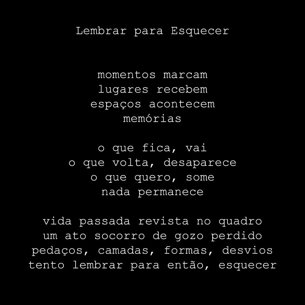 Lembrar para Esquecer