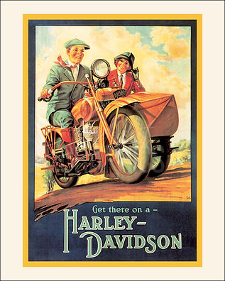 Harley-Davidson TOKORO 1800 額装ポスター バイク Harley-Davidson TOKORO 1800 額装ポスター