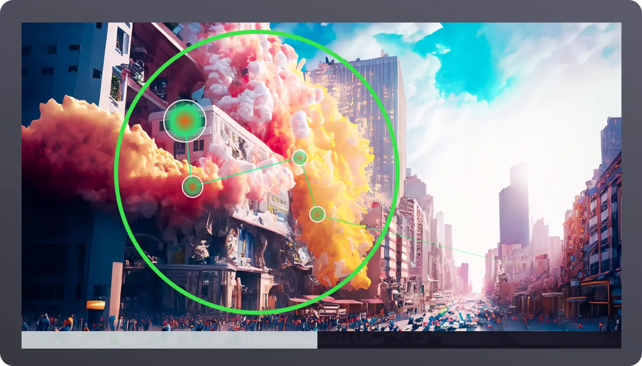 Screenshot of the Cinemetrics Pro interface demonstrating the eye-tracking feature using any webcam.
