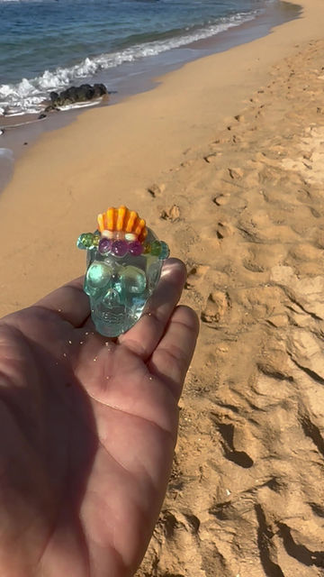 Thumbnail: Lemurian Queen Sunrise Andara Skull