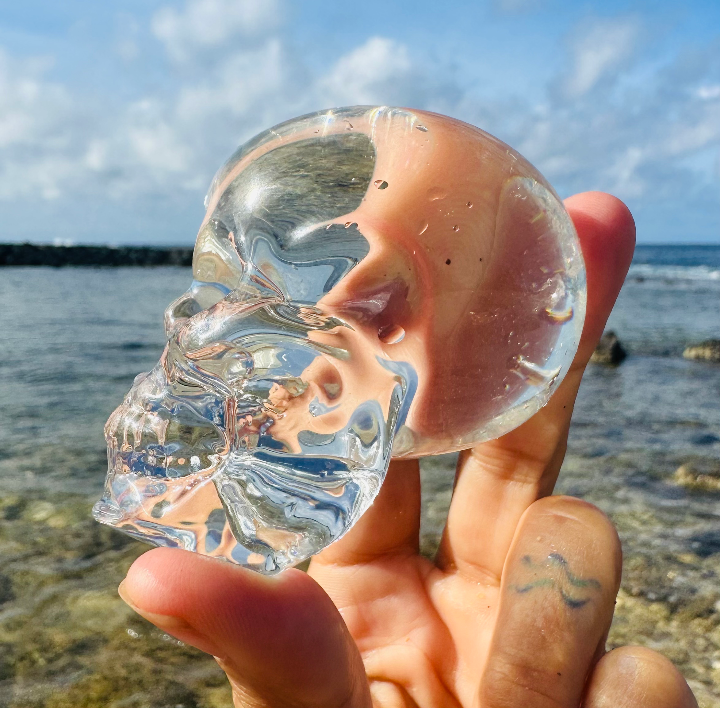 Cosmic Light Andara Skull 