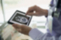 Doctor Examining CT Scan