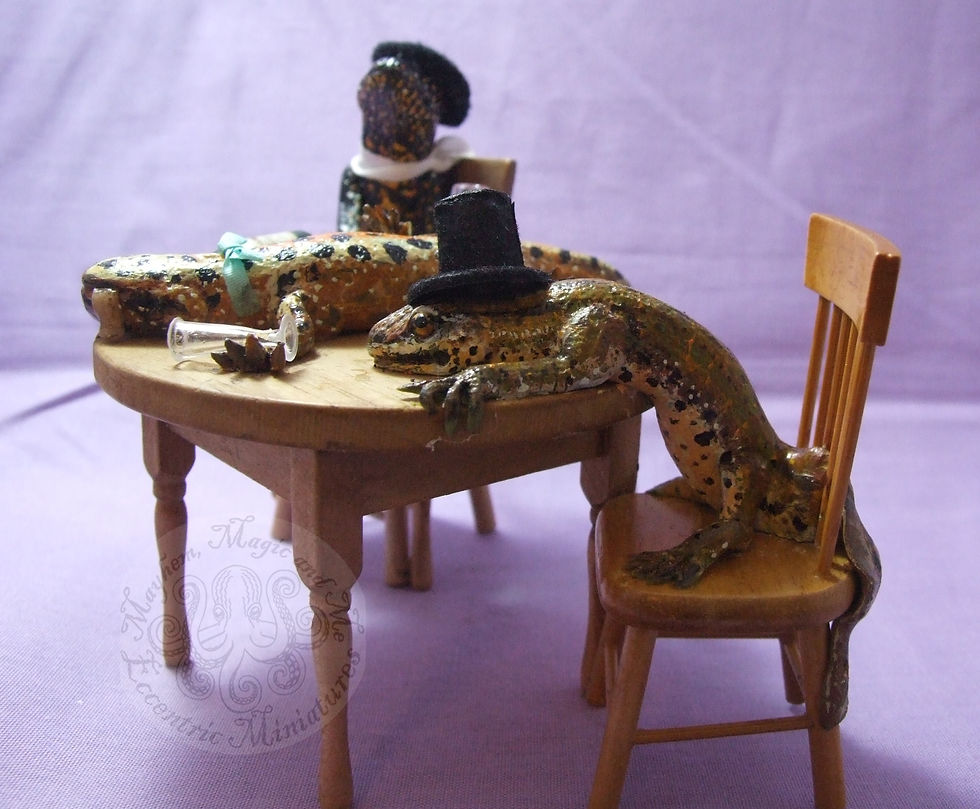 Thumbnail: Rather the worse for wear Newts....