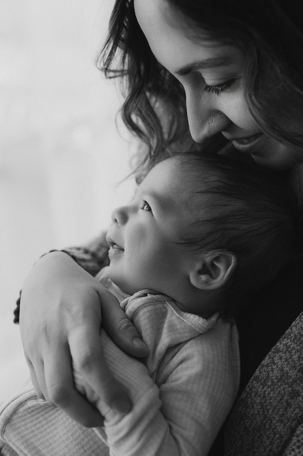 Boise motherhood photography with baby