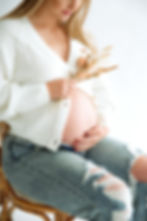 Boise studio maternity portrait