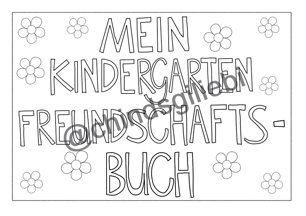 Miniaturbild: Freundschaftsbuch zum selbstgestalten