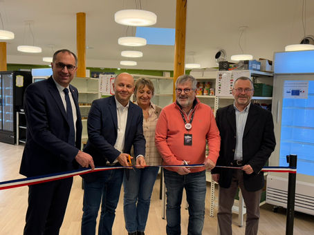 Inauguration du nouveau local des Restos du Cœur à Orvault