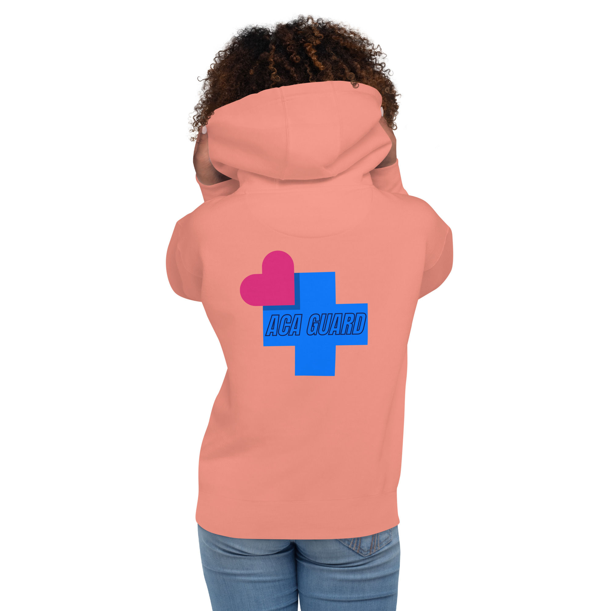 ACAGUARD Corazón - Sudadera con capucha unisex