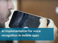 AI Implementation for voice recognition in mobile apps