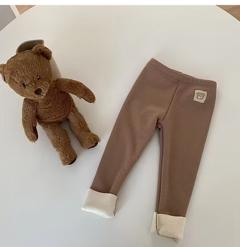 Thumbnail: Korean Autumn Winter New Children One Piece Leggings Unisex Boys Girls Baby Cold