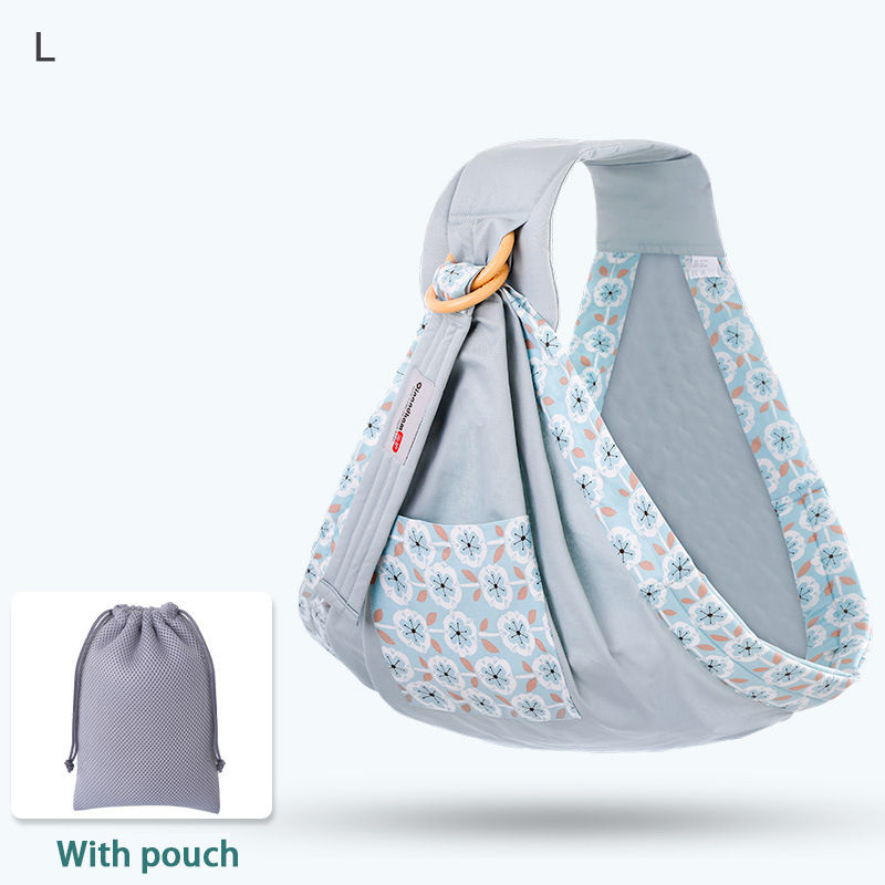 Thumbnail: Baby Wrap Newborn Sling Dual Use Infant Nursing Cover Carrier Mesh Fabric Breast