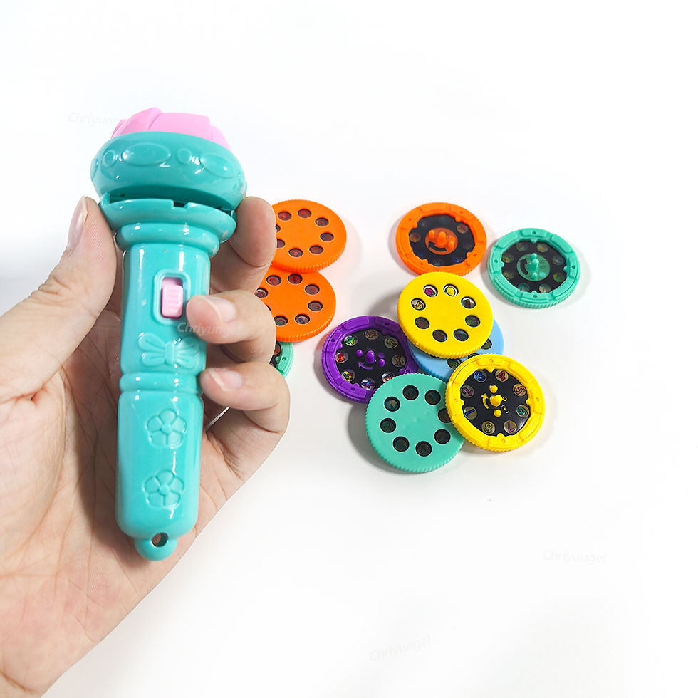 Thumbnail: 10 Cards Cartoon Projection Flashlight 80 Patterns Creative Children Flashlight 