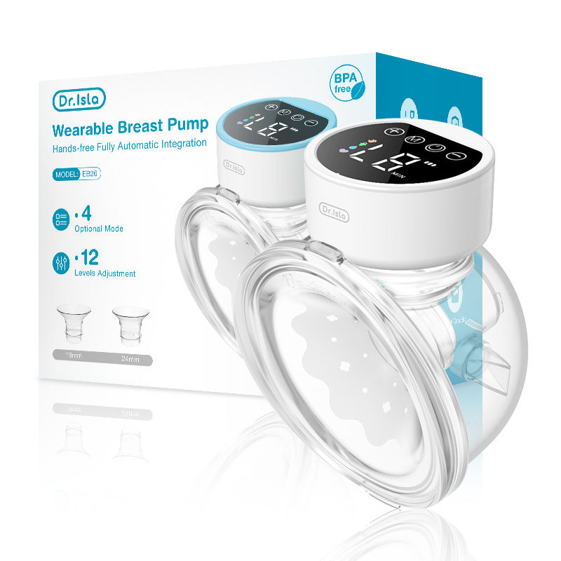 Thumbnail: MAMIJOY Electric Breast Pumps With 19/24mm Flange Portable Hands Free Wearable B