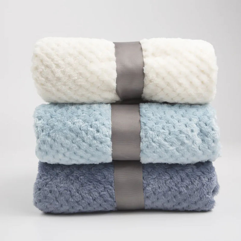Thumbnail: Baby Blanket Soft Fleece Infant Thick Quilt Bedding Swaddle Wrap Blanket Warm Ne