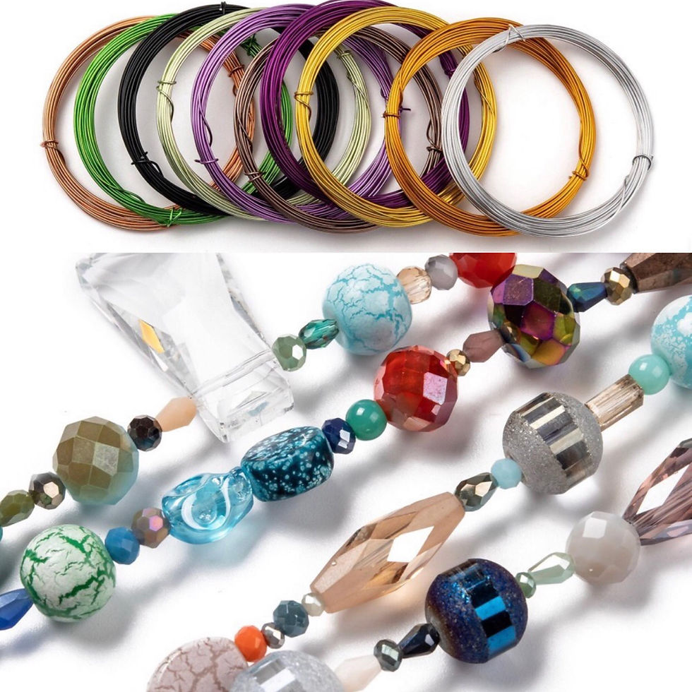 Thumbnail: Jewellery Making Kit Craft Wire Art DIY Necklace Bracelet Earrings Gift Set Teen