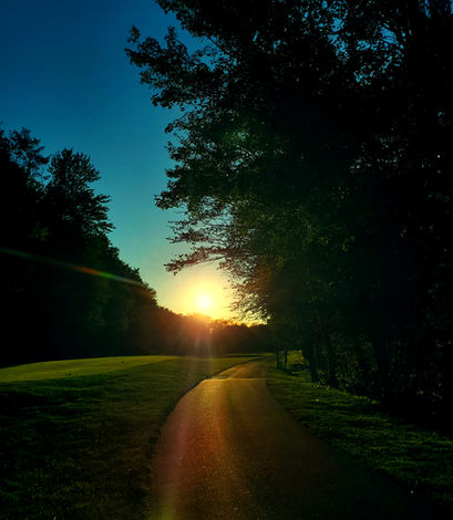 "Sunset on the Course"