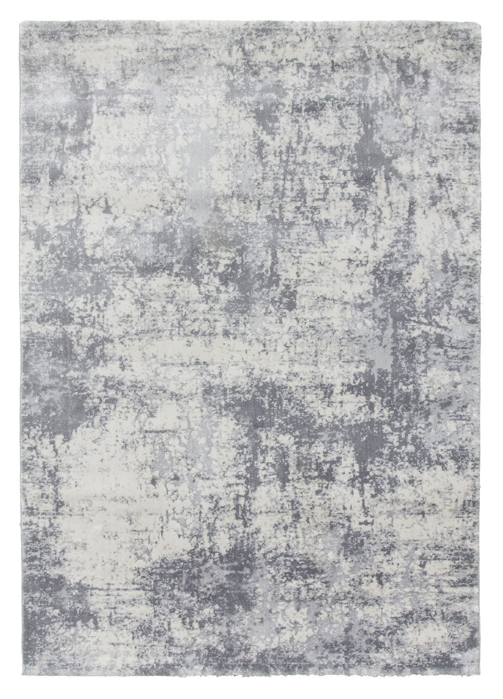 Thumbnail: Grey Cream Abstract Rug - Rococo Sorolla
