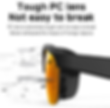 Thumbnail: Usmart Anti UV Yellow/Orange Unisex Audio Glass