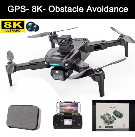 Thumbnail: W2 MAX Drone GPS Drone, 4k Professional 8K HD Camera, Anti-Shake Gimbal, 5G Wifi