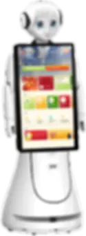 HDBank Robot interactive digital banking screen interface design system screen