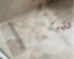 Tiled preformed wet floor with linear waste
