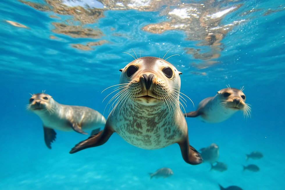 Swim with the seals Galapagos Islands