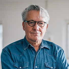 Man Wearing Jean Suit