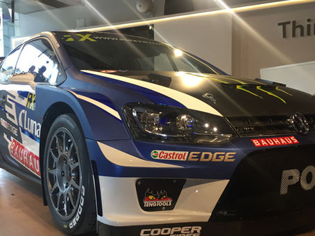 Solberg com um VW Polo oficial no Mundial de Ralicross | Motores