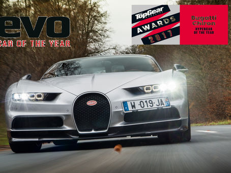 Bugatti Chiron1 nomeado “Supercarro do Ano” 2017
