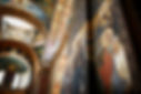 new-athos-abkhazia-georgia-beautiful-interior-dark-painted-frescoes-novy-afon-orthodox-mon