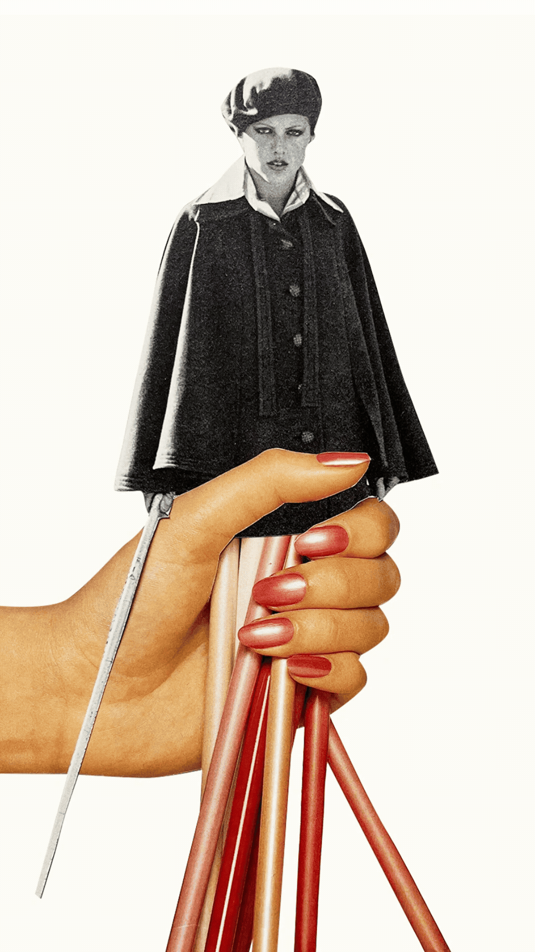 Animated collage by MrCutandStick blending images and textures