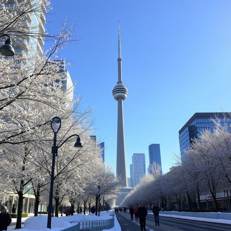 Sunny Winter Day in Toronto