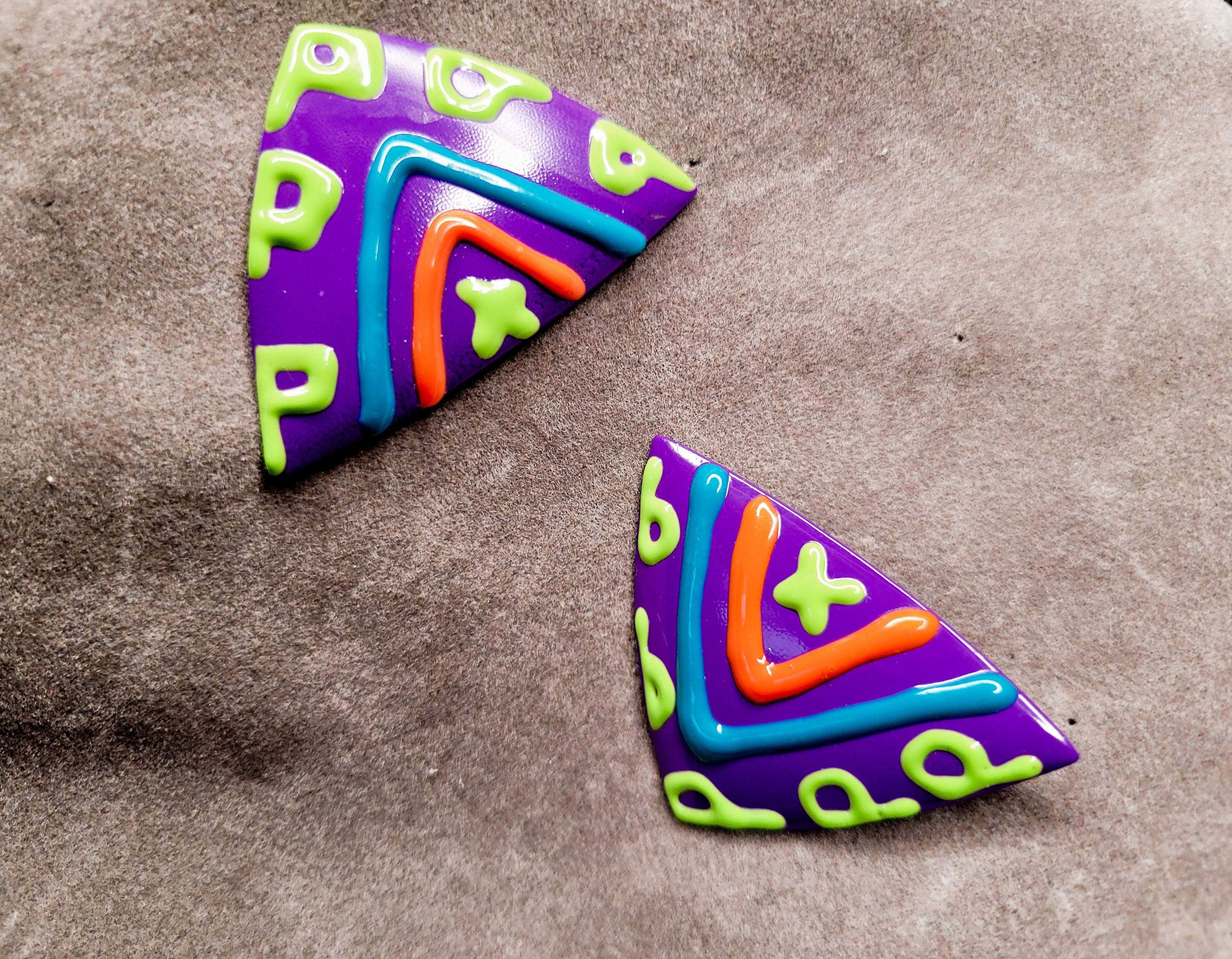 80s Fashion Earrings 