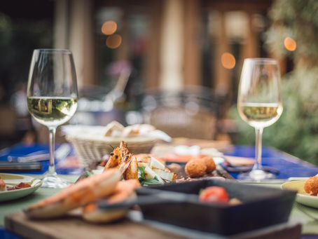 White Wine and Seafood