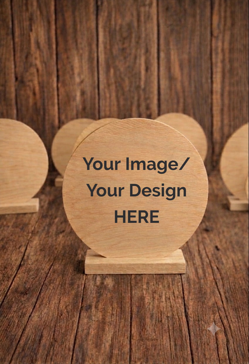 Custom Engraved Wooden Center Peace