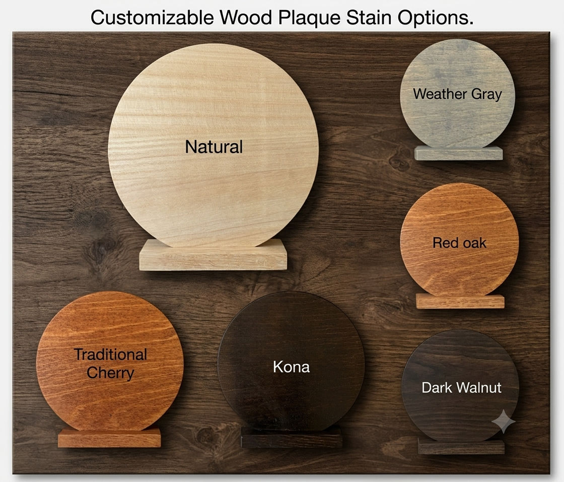 Custom Engraved Wooden Center Peace