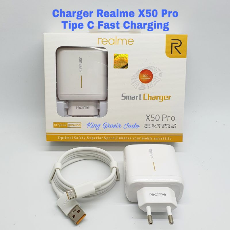 Thumbnail: Smart Charger Realme X50 Pro Type C (fast Charging)
