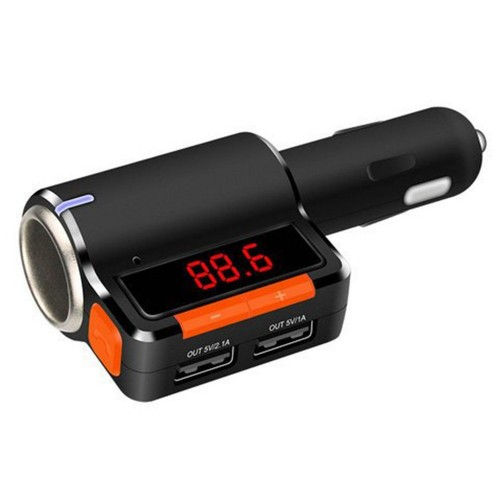 Thumbnail: Earldom M10 Dual USB Car Charger Bluetooth MP3 Player FM Transmitter