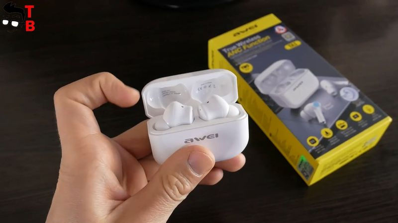Thumbnail: Awei TA1 Active Noise Cancelling TWS Earbuds Bluetooth Wireless with Microphone