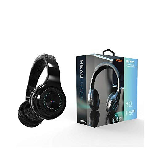 Thumbnail: Moxom MX-WL15 7 Colour LED Stereo Wireless Bluetooth V5.0 Headset