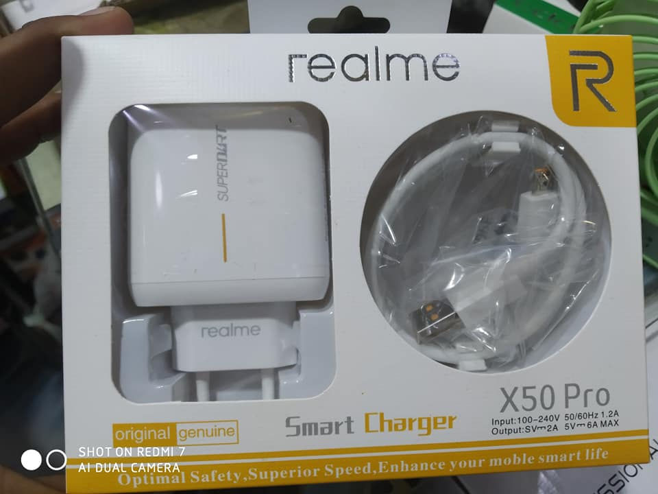 Thumbnail: Smart Charger Realme X50 Pro Type C (fast Charging)