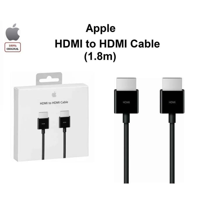 Thumbnail: Apple HDMI to HDMI Cable Length: 1.8m