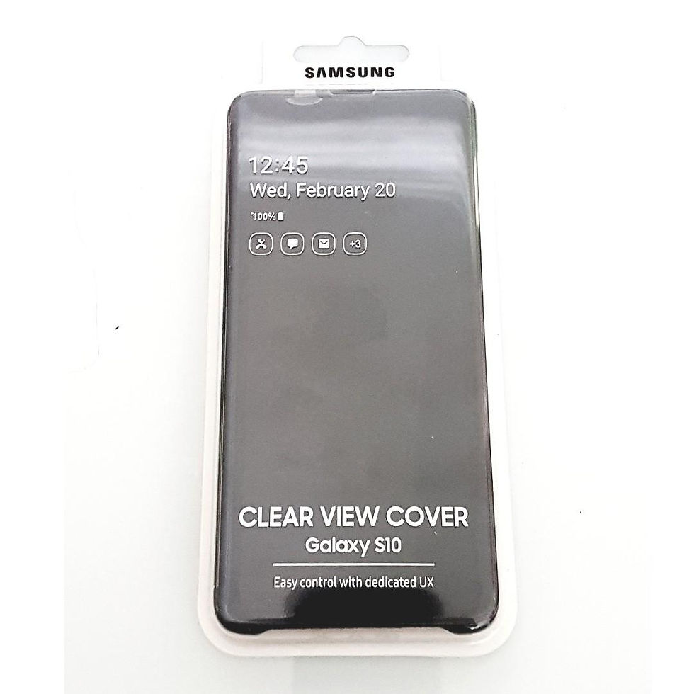 Thumbnail: Clear View Cover Case with Sensor For Samsung S10 S10+ S10e